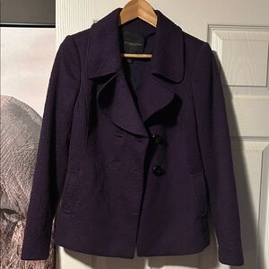Classiques Entier Deep Purple Textured blazer